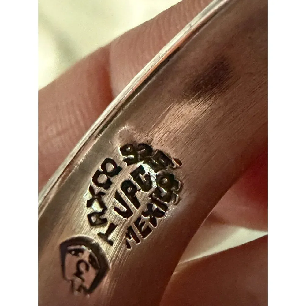 Vintage Taxco Mexico 925 Sterling Silver Bird Band Ring Size 10 Eagle 3 UPC